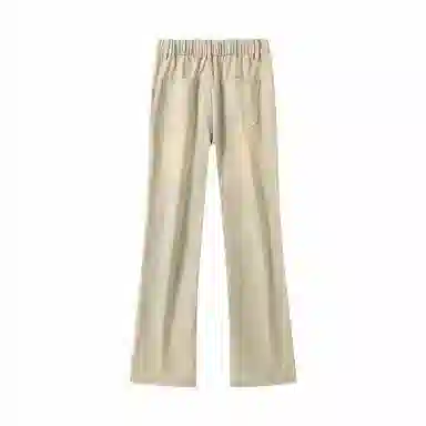 敦煌博物馆 美式复古废土风垂感舒适简约水洗做旧黄泥染微喇牛仔裤 男女同款