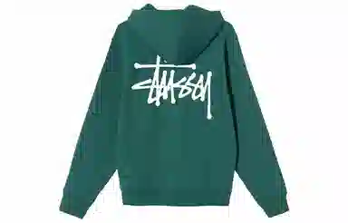 Stussy SS22 Basic Stussy Zip Hood Logo