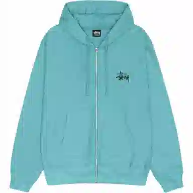 Stussy SS22 Basic Stussy Zip Hood Logo