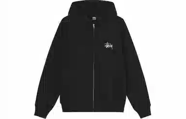 Stussy SS22 Basic Stussy Zip Hood Logo
