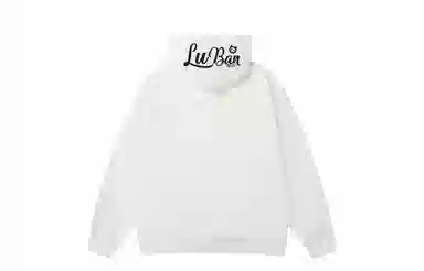 王者荣耀 鲁班七号星空梦想款 趣味字母印花加绒加厚保暖落肩长袖休闲宽松连帽卫衣 男女同款