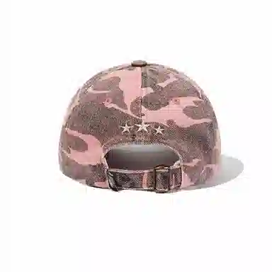 浪莎 迷彩刺绣棒球帽男女街头潮牌软顶鸭舌帽韩版做旧洗水遮阳帽 棉 鸭舌帽 男女同款情侣款