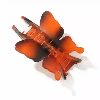 如花梦 简约蝴蝶 高级感气质鲨鱼夹 亚克力 发夹 女款