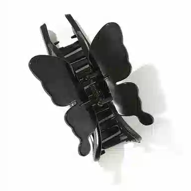 如花梦 简约蝴蝶 高级感气质鲨鱼夹 亚克力 发夹 女款