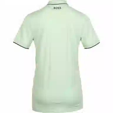 HUGO BOSS Cotton-Blend Polo Shirt With Contrast Logos Polo