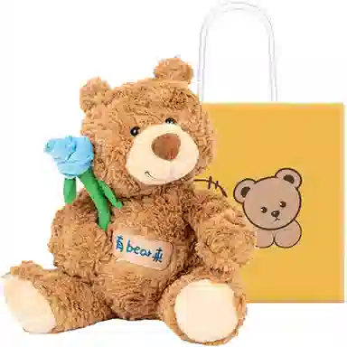 柏文熊 礼物熊 动物 玩偶 毛绒公仔