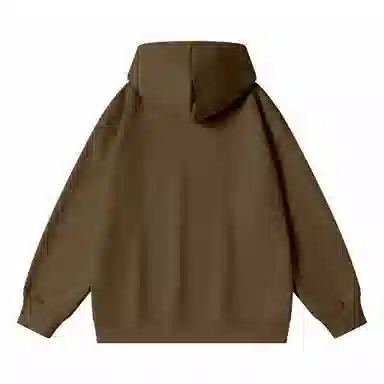 大卫贝肯 美式复古搞怪倒霉熊字母印花休闲百搭落肩套头长袖连帽卫衣 男女同款