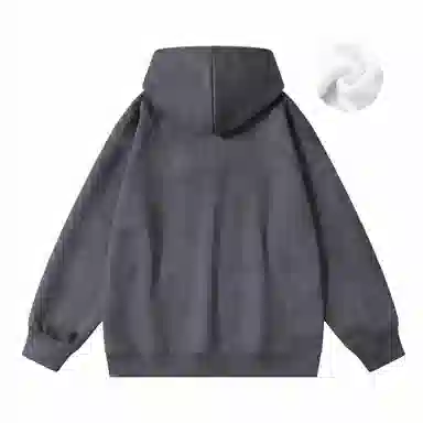 大卫贝肯 美式复古搞怪倒霉熊字母印花休闲百搭落肩套头长袖连帽卫衣 男女同款