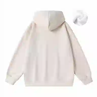 大卫贝肯 美式复古搞怪倒霉熊字母印花休闲百搭落肩套头长袖连帽卫衣 男女同款