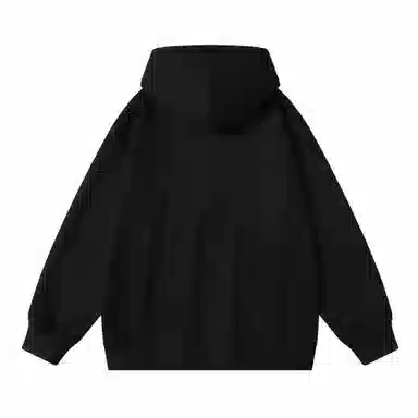 大卫贝肯 美式复古搞怪倒霉熊字母印花休闲百搭落肩套头长袖连帽卫衣 男女同款