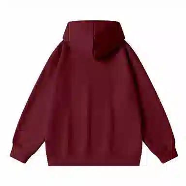 大卫贝肯 美式复古搞怪倒霉熊字母印花休闲百搭落肩套头长袖连帽卫衣 男女同款