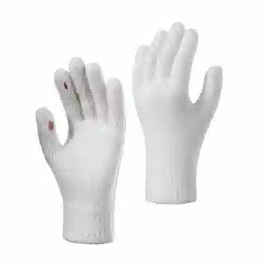 【氛围感 敲出片】 浪莎 秋冬季纯色韩系简约骑车百搭高颜值学生写字针织毛线新年红色 弹力可触屏 绒线手套 女款 多色可选