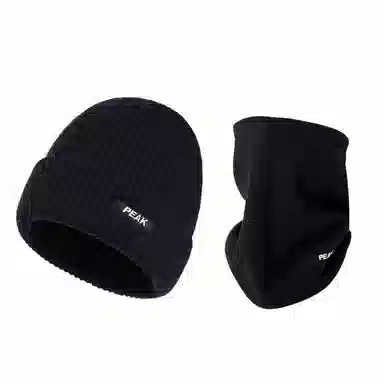 匹克 保暖亲肤加绒加厚护耳骑车毛线防寒针织 腈纶 绒线帽 男女同款情侣款