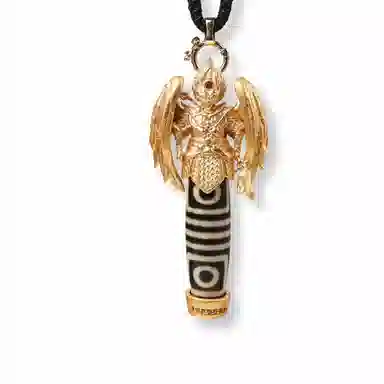 天台山 圣品天珠古法民族风转运好运 玛瑙 玉石吊坠 男女同款情侣款