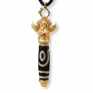 天台山 圣品天珠古法民族风转运好运 玛瑙 玉石吊坠 男女同款情侣款