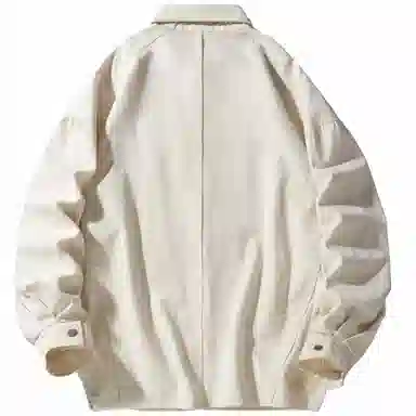 大卫贝肯 美式宽松休闲潮流单排扣翻领夹克外套 男女同款