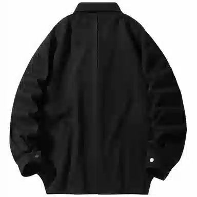 大卫贝肯 美式宽松休闲潮流单排扣翻领夹克外套 男女同款