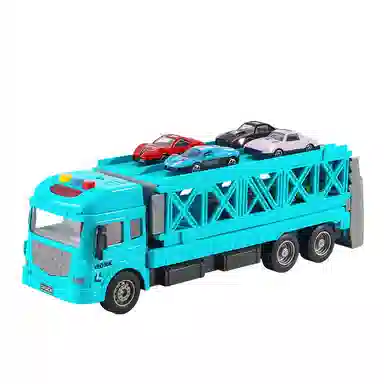 简普森 竞速双轨货柜车 成品模型