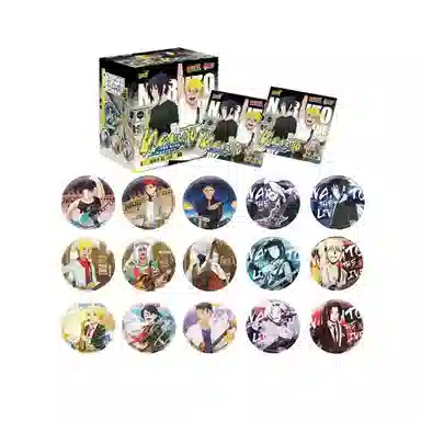 卡游 火影忍者 常规系列 热血开唱马口铁 徽章