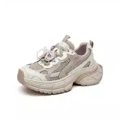 金佰川 厚底百搭潮流时尚 耐磨 低帮 老爹鞋 女