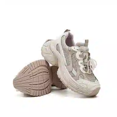 金佰川 厚底百搭潮流时尚 耐磨 低帮 老爹鞋 女