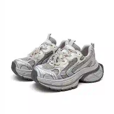 金佰川 厚底百搭潮流时尚 耐磨 低帮 老爹鞋 女