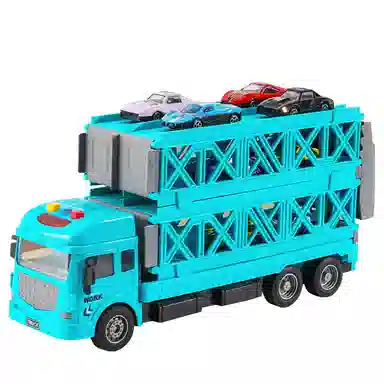 简普森 竞速双轨货柜车 成品模型