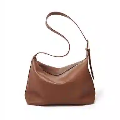 老人头 复古质感休闲简约日常 合成革 单肩包 大号 男女同款情侣款 多色