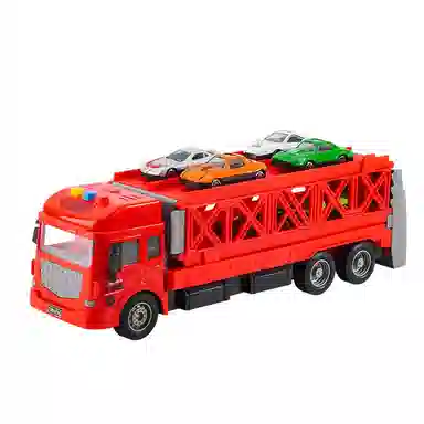 简普森 竞速双轨货柜车 成品模型