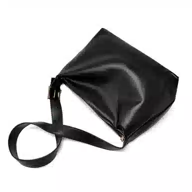 老人头 复古质感休闲简约日常 合成革 单肩包 大号 男女同款情侣款 多色