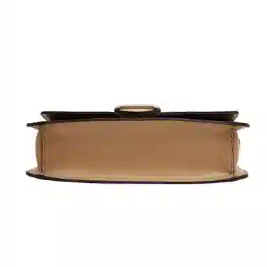 老人头 休闲百搭潮流 合成革 单肩包 女款 咖啡色