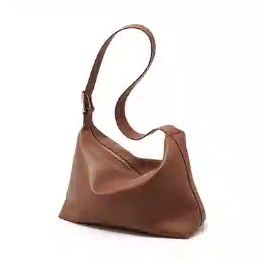 老人头 复古质感休闲简约日常 合成革 单肩包 大号 男女同款情侣款 多色