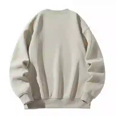 大卫贝肯 美式复古简约宽松休闲圆领长袖卫衣 男女同款 西瓜粉