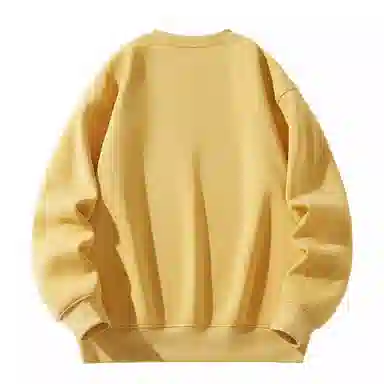 大卫贝肯 美式复古简约宽松休闲圆领长袖卫衣 男女同款 西瓜粉