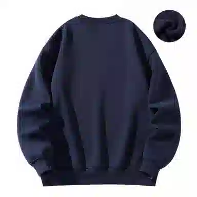 大卫贝肯 美式复古简约宽松休闲圆领长袖卫衣 男女同款 西瓜粉