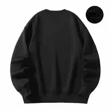 大卫贝肯 美式复古简约宽松休闲圆领长袖卫衣 男女同款 西瓜粉