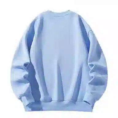 大卫贝肯 美式复古简约宽松休闲圆领长袖卫衣 男女同款 西瓜粉