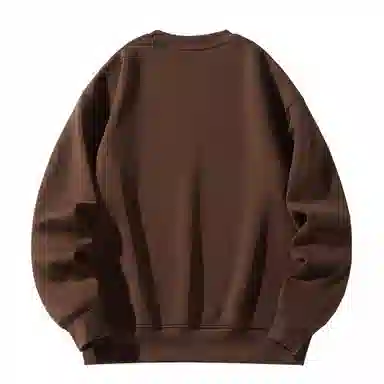 大卫贝肯 美式复古简约宽松休闲圆领长袖卫衣 男女同款 西瓜粉