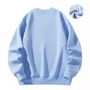 大卫贝肯 美式复古简约宽松休闲圆领长袖卫衣 男女同款 西瓜粉