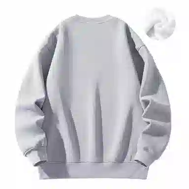 大卫贝肯 美式复古简约宽松休闲圆领长袖卫衣 男女同款 西瓜粉