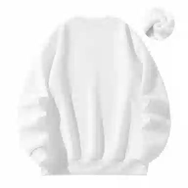 大卫贝肯 美式复古简约宽松休闲圆领长袖卫衣 男女同款 西瓜粉