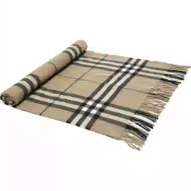 Burberry Check Wool Scarf