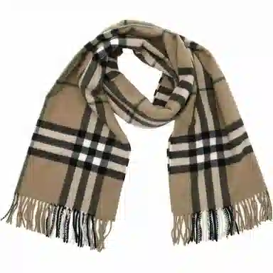 Burberry Check Wool Scarf