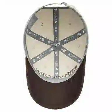 New Era Logo Cotton Cap Stone