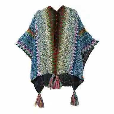 CAMEL Knit Shawl Scarf