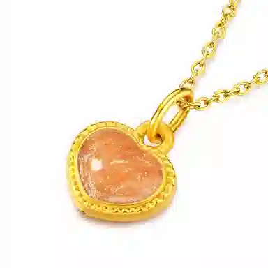 六福珠宝 糖果心情黄金珐琅工艺挂坠定价 足金 吊坠 女款