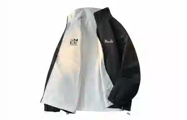 王者荣耀 梦奇款 双面穿拼接美式嘻哈街头撞色高街字母趣味卡通印花立领户外防风休闲宽松舒适飞行员教练夹克外套 男女同款