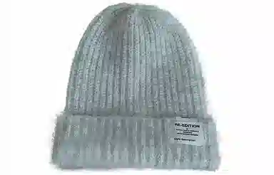 优幽兰 休闲简约纯色高级感秋冬潮堆堆帽保暖百搭冷帽显脸小针织帽韩版潮流宽松大头围帽子 腈纶 绒线帽 女款