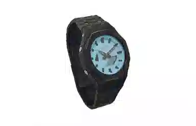 CASIO GA-2100-2A2 Polished Black Blue