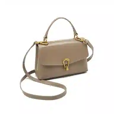 老人头 百搭 牛皮 斜挎手提包 常规 女款 多色